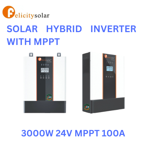 ไฮบริด อินเวอร์เตอร์ Felicity Solar Hybrid Inverter 3000W 24V MPPT 100A