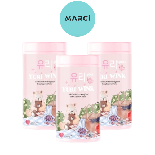 [3 กระปุก] YURI WINK ยูรีวิงค์ น้ำชงผิวกระจก