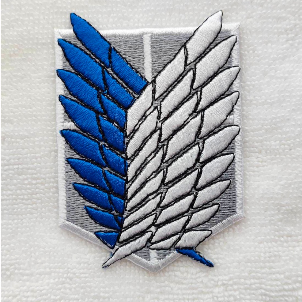 อาร์ม ตัวรีด อาร์มติดเสื้อ อนิเมะ ผ่าพิภพไททัน Anime Attack on Titan Patch การ์ตูน Cartoon หน่วยสำรว