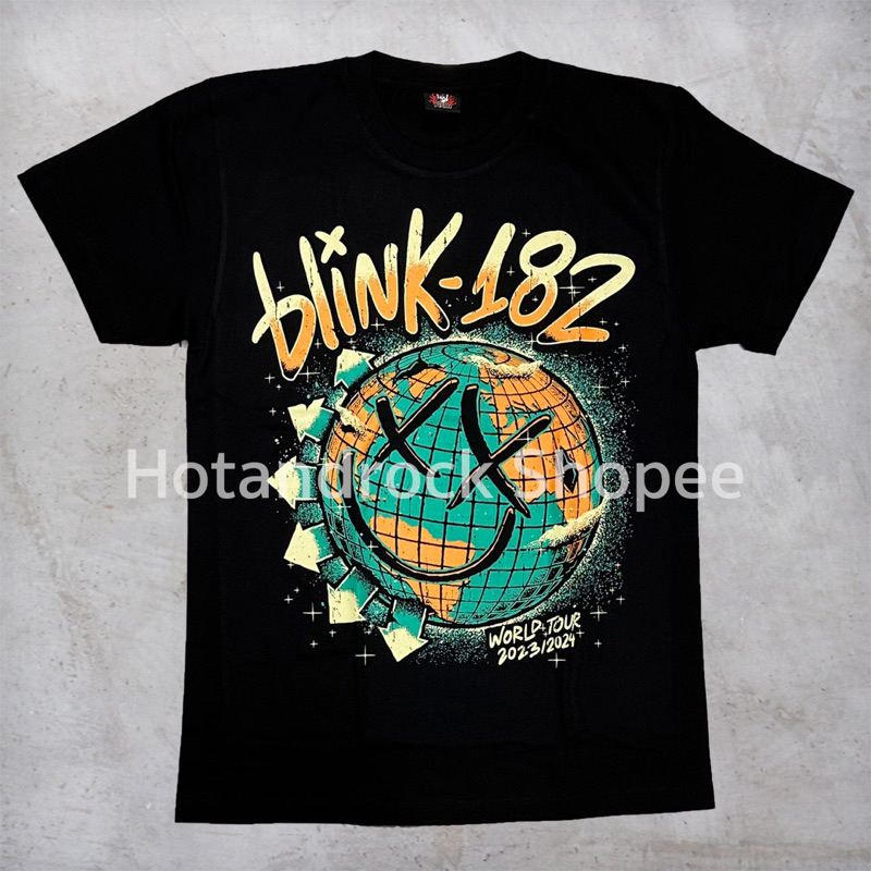 เสื้อวงสีดำ Blink182 TDM 1896 Hotandrock