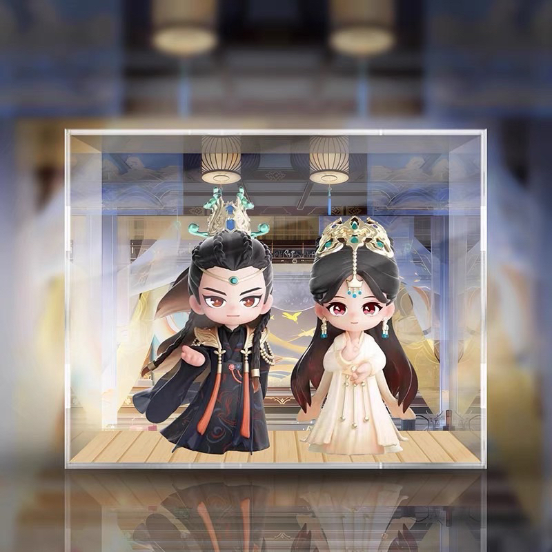 พร้อมส่ง กล่องฉากอะคริลิค ใส่ฟิกเกอร์จันทราอัสดง แบบประกอบสำเร็จ