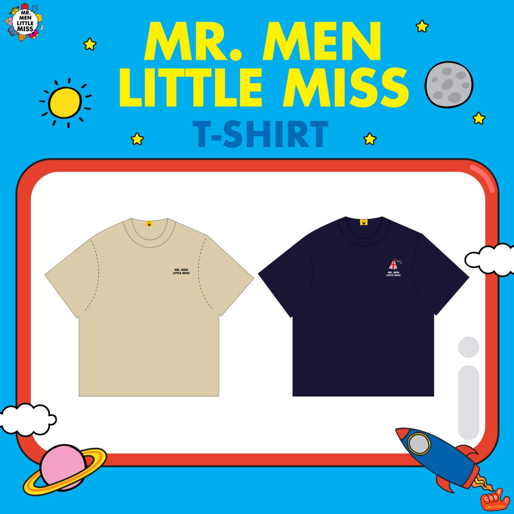 T-SHIRT OVERSIZE (Mr.Men Little Miss) - รูปที่ 3