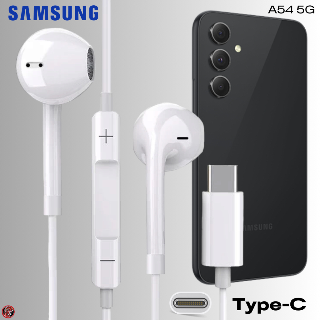หูฟัง สมอลทอล์ค Samsung Type-C สำหรับ ซัมซุง ไทป์ซี A54 5G สวมใส่สบาย เสียงดี เบสนุ่ม รับ-วางสาย ปรับระดับเสียง