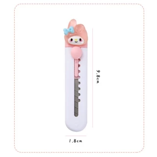 ส่งไว มีของแถม มีดคัตเตอร์หัวการ์ตูน ซานริโอ คาปิบาร่า หมีเนย คัตเตอร์น่ารัก มีดคัตเตอร์พกพา เครื่องเขียน ตัดกระดาษ