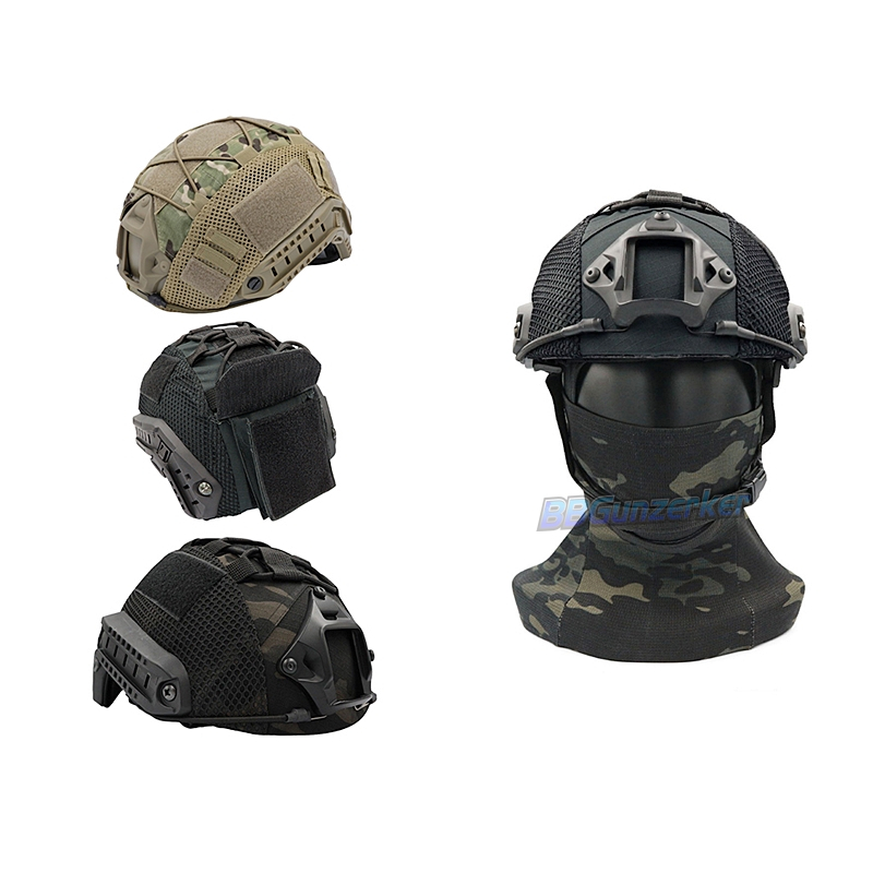ผ้าคลุมหมวกฟาส Mesh Fast Helmet Cover รุ่นตาข่าย