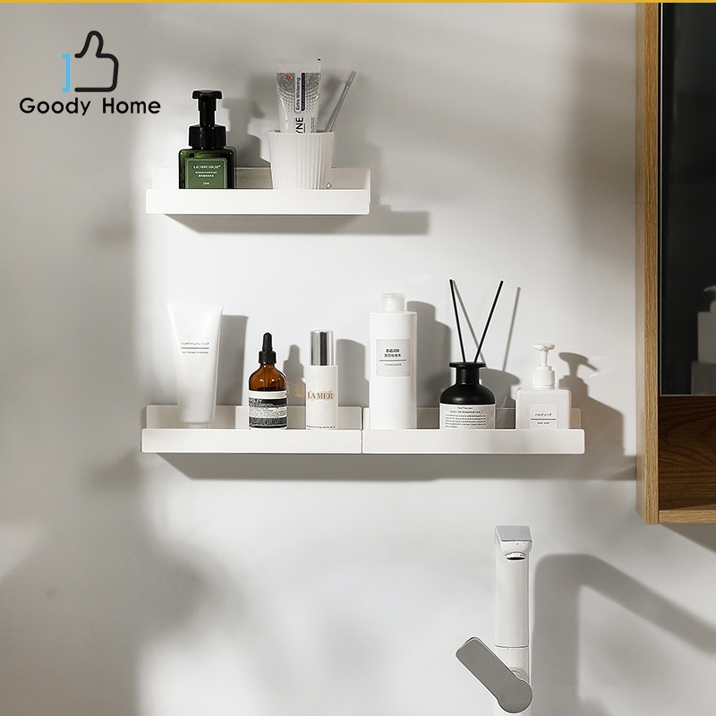 Goody Home ชั้นวางของอเนกประสงค์แบบติดผนัง ใช้สติกเกอร์กาว ในการติดผนัง