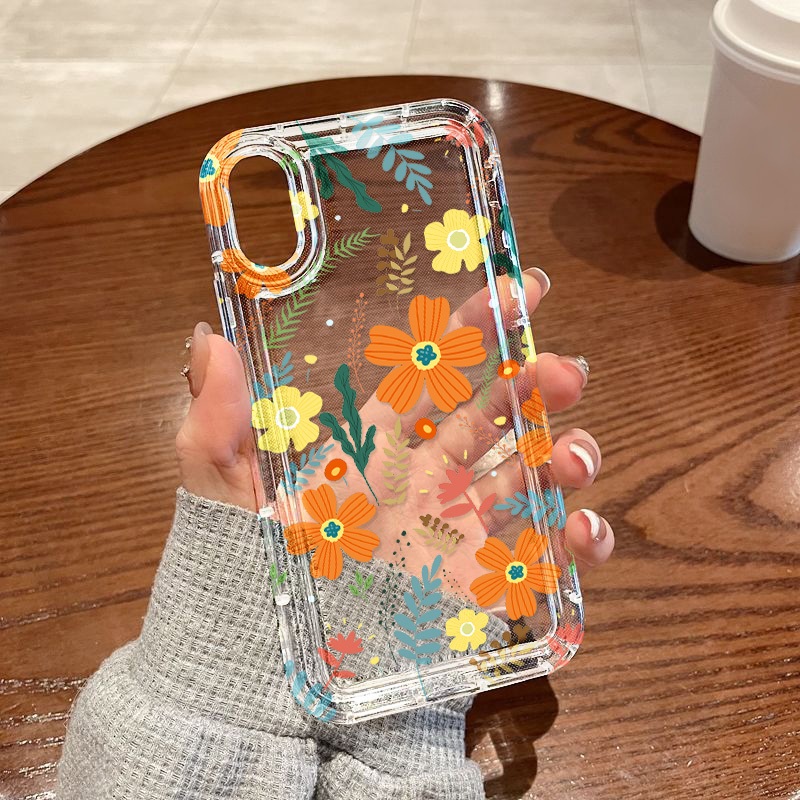 หุ้นไทย COD เคสโทรศัพท์ใสกันกระแทก for iPhone 11 13 12 14 XR 15 16 Pro Max 6 6S 7 8 Plus X XS Max เคสทาสีคุณภาพสูง