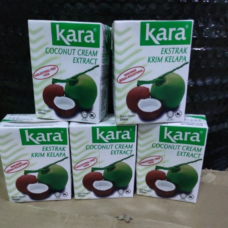 กะทิเข้มข้น ตรา Kara นำเข้า 200มล.