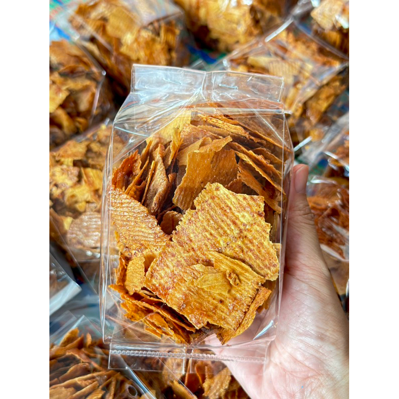 หมึกกรอบ หมึกกรอบแตก เป็นชิ้นพอดีคำ