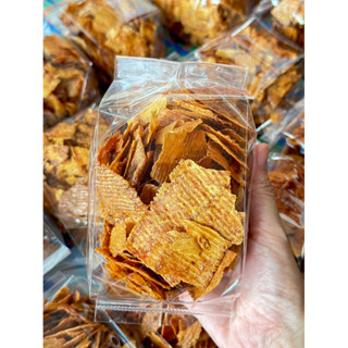 หมึกกรอบ หมึกกรอบแตก เป็นชิ้นพอดีคำ