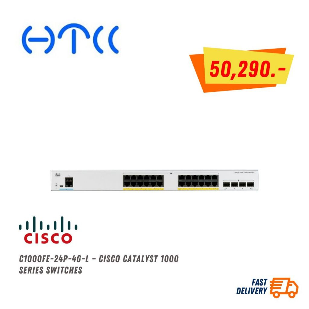 C1000FE-24P-4G-L – Cisco Catalyst 1000 Series Switches
