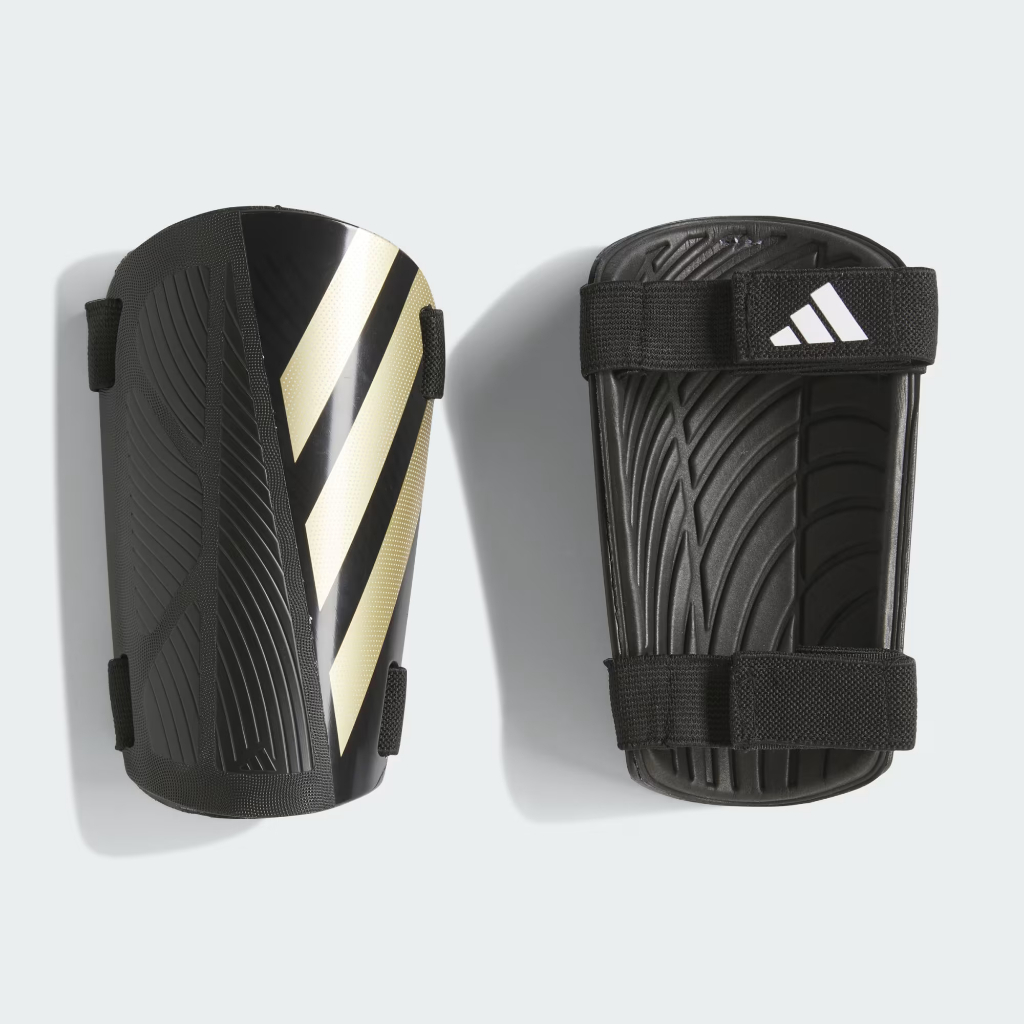 Adidas สนับแข้ง Tiro Training Shin Guards | Black/Gold Metallic/White ( IP3998 )