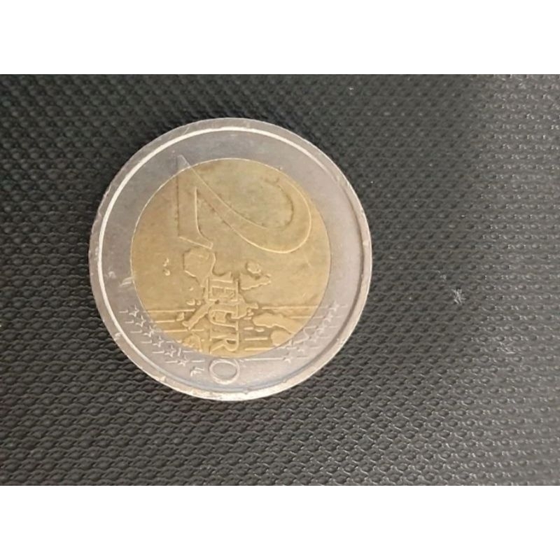เหรียญยูโร2ยูโรปี2003จากอิตาลี เหรียญต่างประเทศหายาก