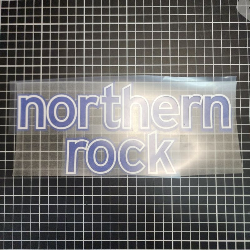 สปอนเซอร์ กำมะหยี่ northern rock ติดเสื้อ newcastle 2003