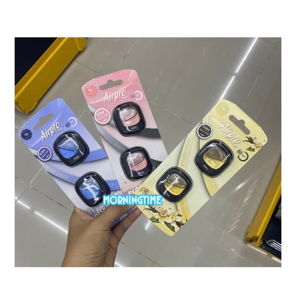 *2ชิ้น/แพค Airpro Mini clip น้ำหอมปรับอากาศในรถยนต์ น้ำหอมรถยนต์
