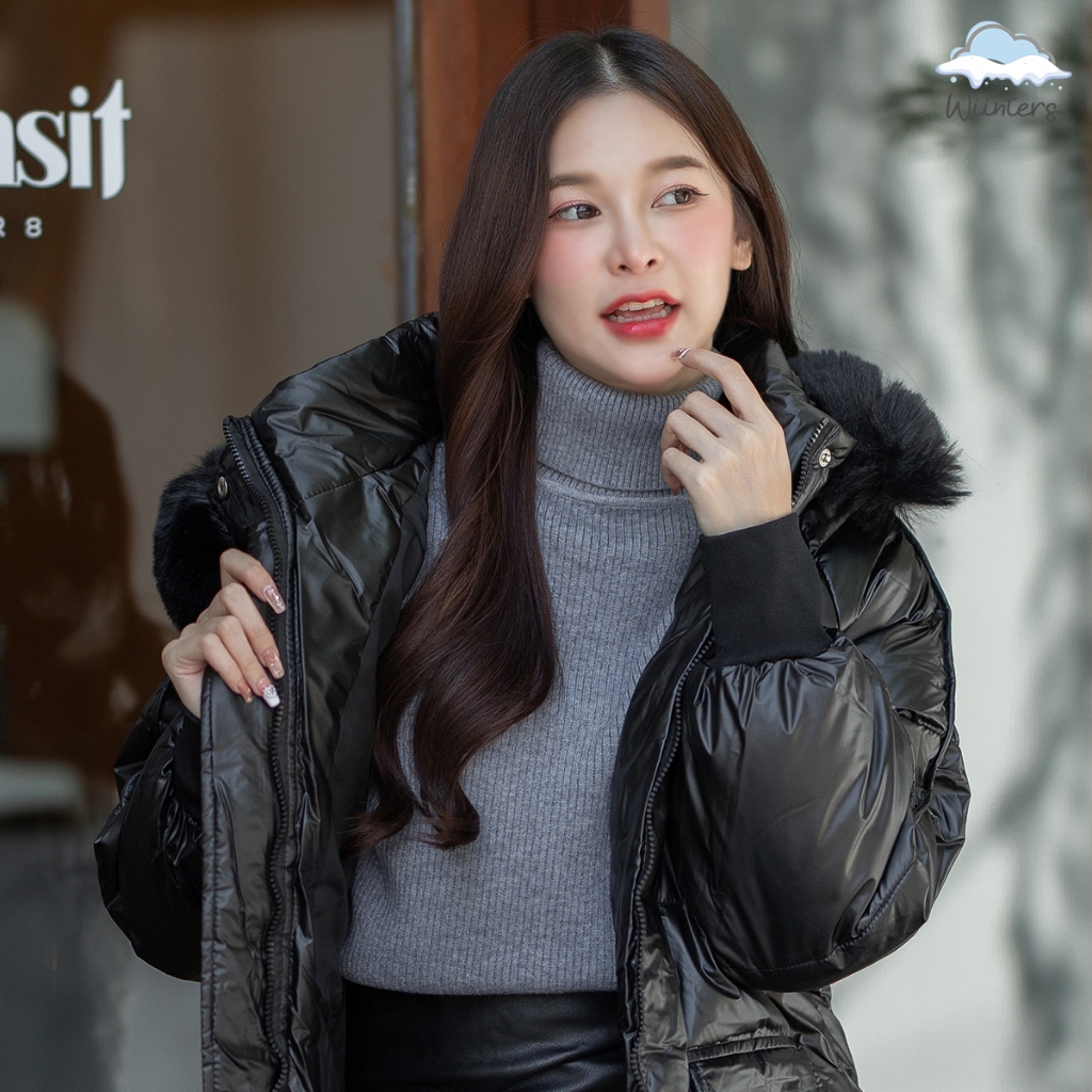 [ Anastasia Sweater ] 7 สี I​ เสื้อคอเต่าบุขน เสื้อไหมพรม บุขน หนา นุ่ม กันหนาวติดลบ