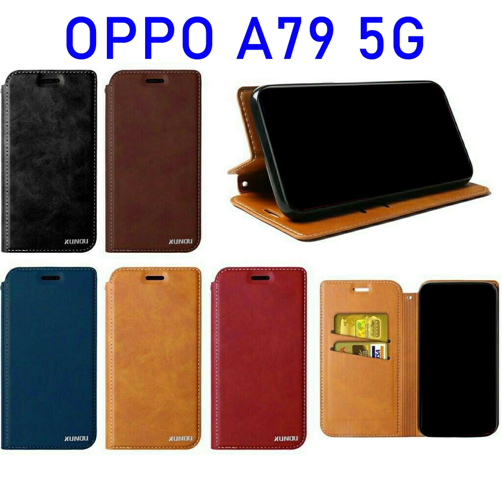 เคส กระเป๋าหนัง สำหรับ ฺOPPO A79 5G 2023 / A78 5G/4G / A58 4G/5G / A98 A38 A18 A71 Xundu