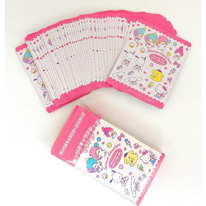 พร้อมส่ง การ์ดเกม ลายซานริโอ้ Sanrio Characters Playing Card ลิขสิทธิ์เเท้ หิ้วจากช็อปญี่ปุ่น