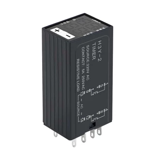 Digital Delay Timer Relay / Loop Timer ดีเลย์ ลูป ไทเมอร์ รีเลย์ ปรับเวลาได้ 220V 24V 12V