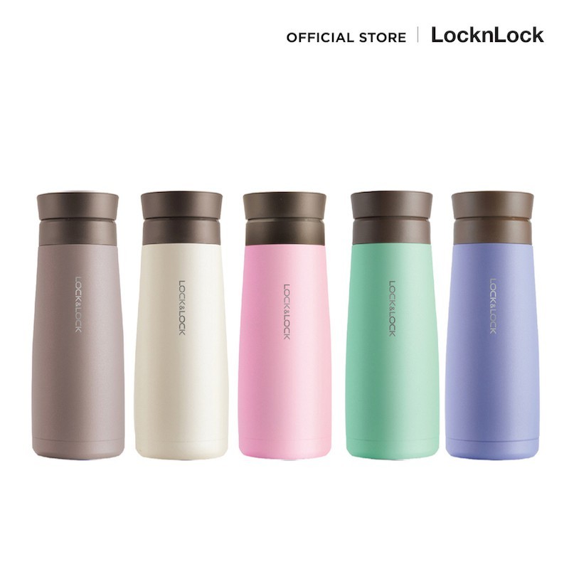 Lock&Lock กระบอกน้ำเก็บความร้อน-เย็น ID.MACAROON Tumbler ความจุ 450 ml. รุ่น LHC4169 (คละสี)