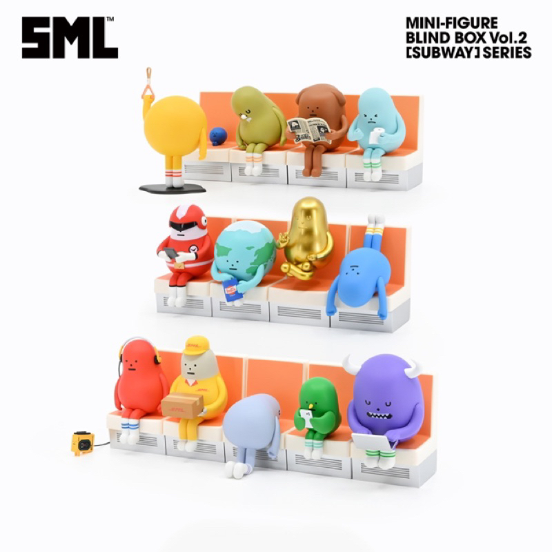 💥สินค้าพร้อมส่ง💥 กล่องสุ่ม SML Mini-Figure Vol.2 Subway Series