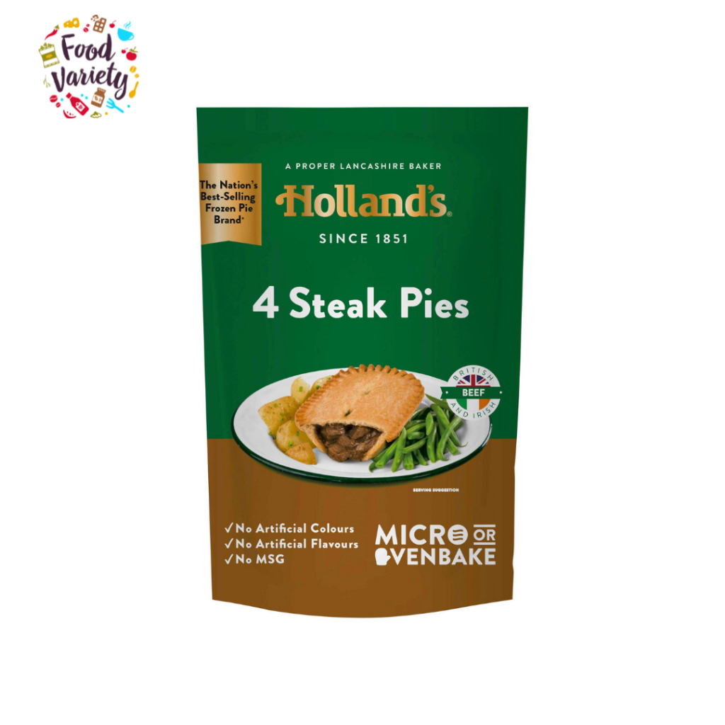 Holland's Steak Pies 4 Pcs