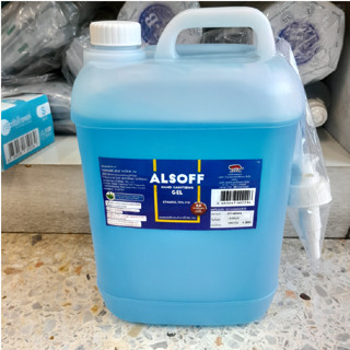 (แบบเจล แกลลอนฟ้า) Alsoff Hand Sanitizing Gel แอลซอฟฟ์ เจลแอ…