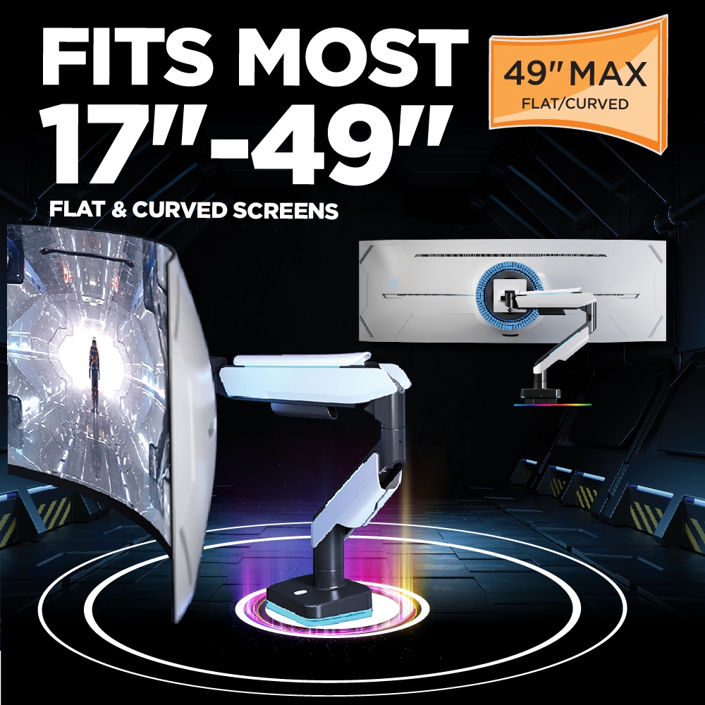 Ergotrend แขนจับจอ 1 แขน Monitor Arm รุ่น Robot 01 RGB