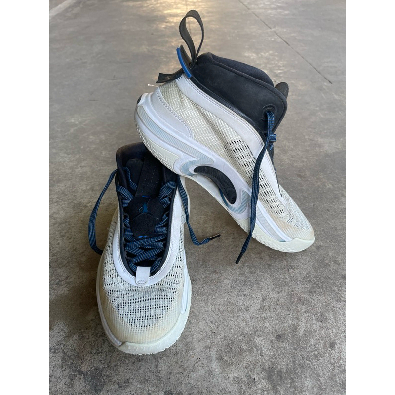 (Size 8.5US) การันตีแท้ 100% รองเท้าบาสมือสอง Nike Air Jordan 36 PF Sport blue
