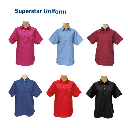 เสื้อพละนักเรียนผ้าโทเร 22สี 8ไซส์ กลุ่มสีที่3 เป็นชุดกีฬาสำหรับโรงเรียนมัธยม