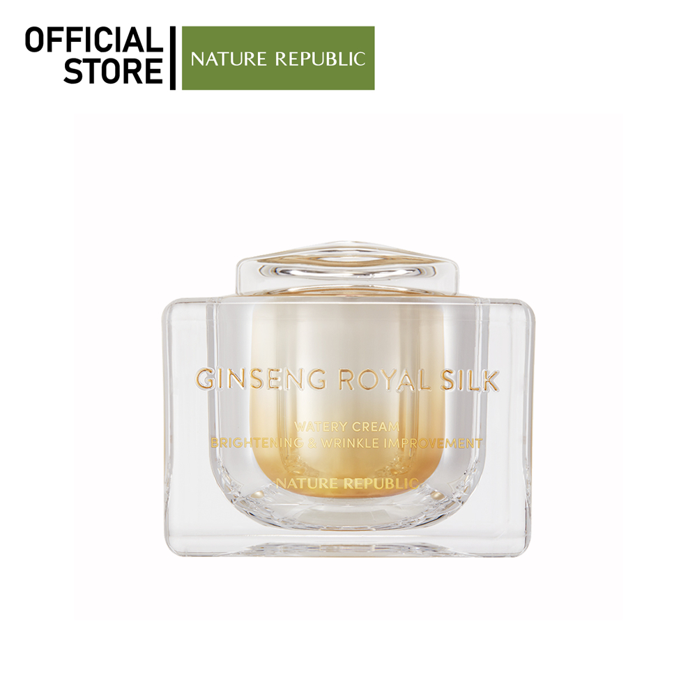 NATURE REPUBLIC GINSENG ROYAL SILK WATERY CREAM (60g) ครีมบำรุงผิวหน้า ลดริ้วรอย