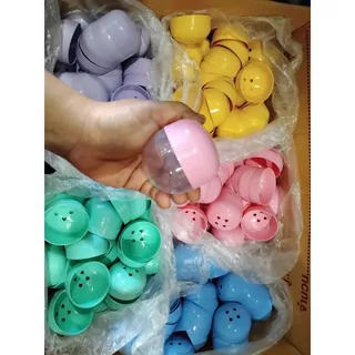 ไข่เปล่ากาชาปอง ใหญ่ ขนาดกว้าง 6.2 x สูง 6.5 cm. ไข่เปล่า ไข่กาชาปอง กาชาปอง