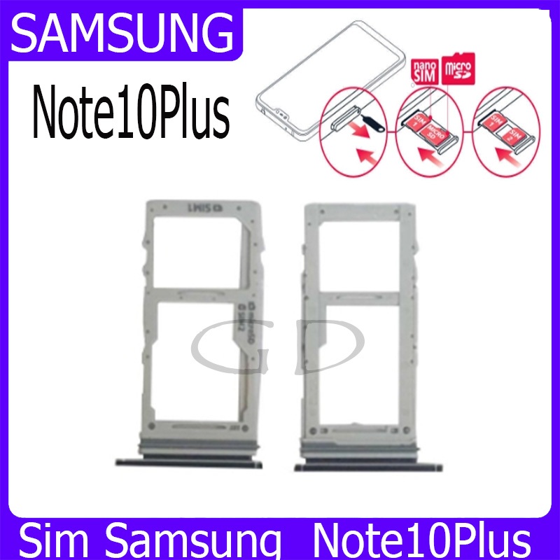 ถาดซิม Samsung Note10Plus ที่ใส่ซิม ตัวใส่ซิม ถาดใส่เมม ถาดใส่ซิม Sim Samsung Note10Plus (Note10+)