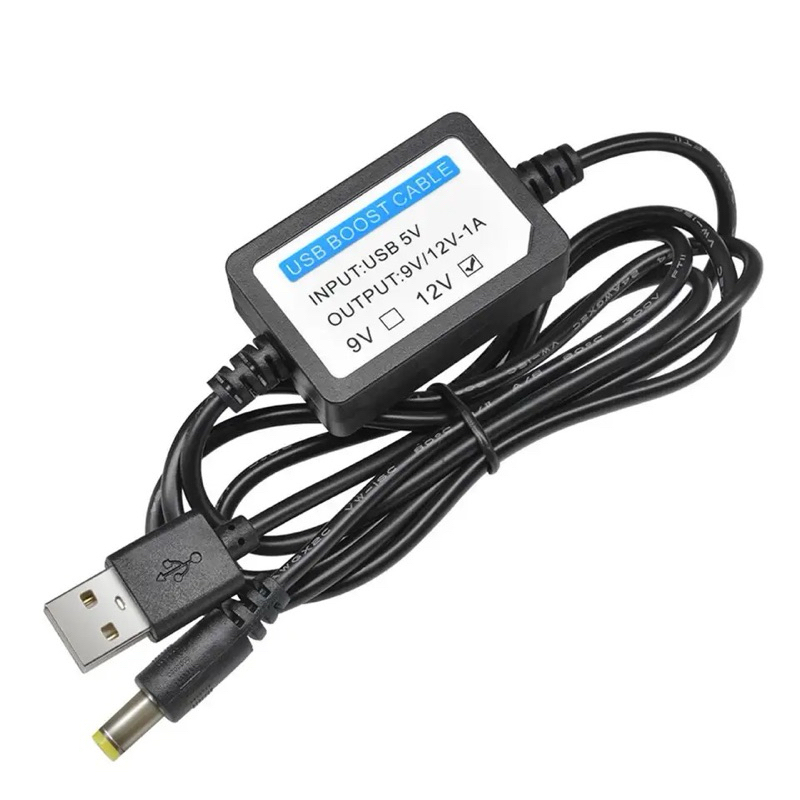 สายชาร์จ USB DC 5V ถึง12V , 9V ตัวแปลง1A Step Up ADAPTER สาย USB