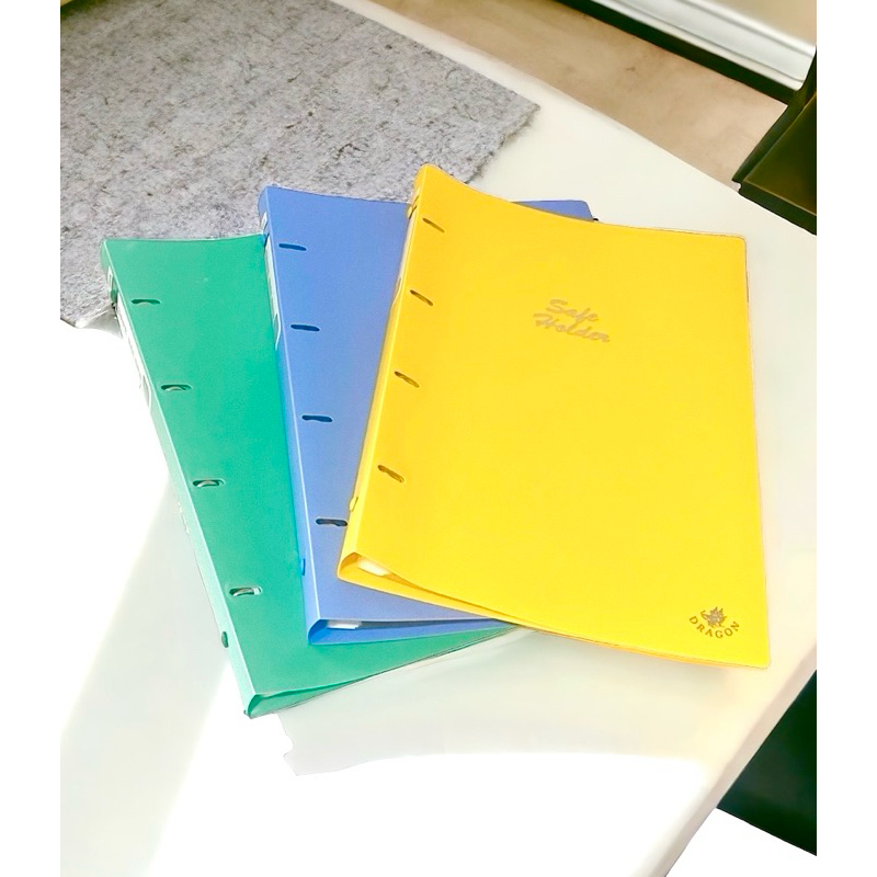 แฟ้ม 4ห่วง F4 สัน3cm แถมซองแฟ้มในตัวทุกชิ้น
