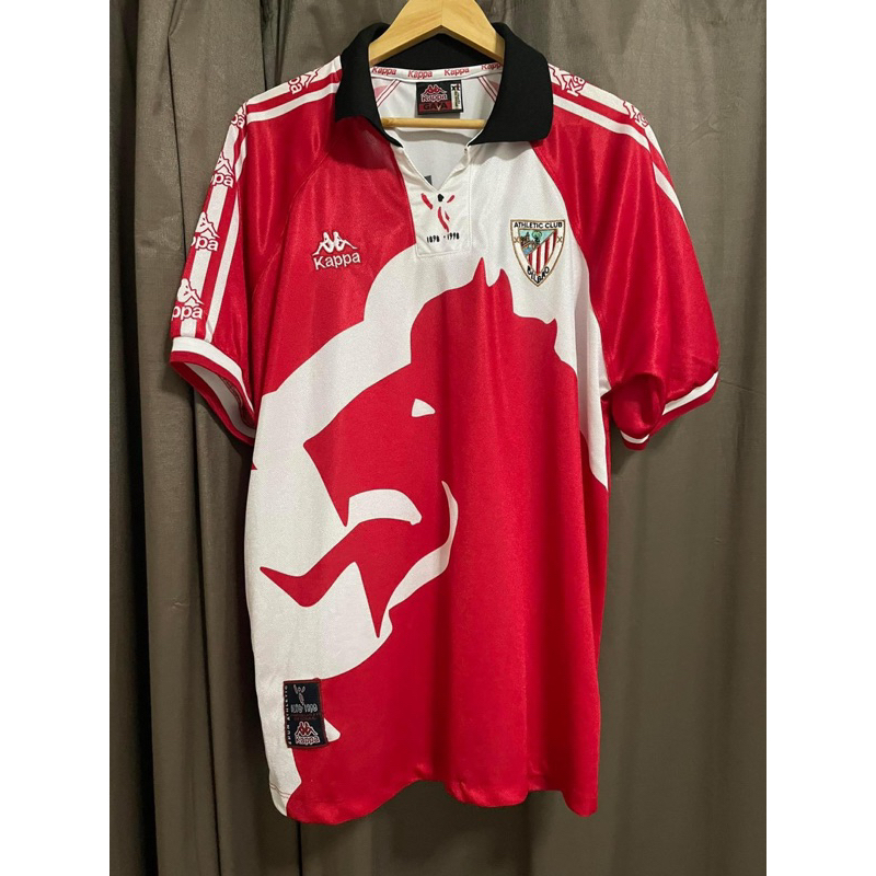 เสื้อบอลเเท้/เสื้อบอลมือสองเเท้/เสื้อบอลวินเทจ Athletic Bilbao 1997-98🔥