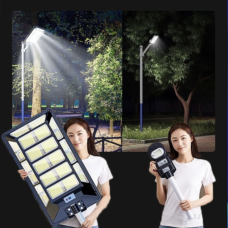 ไฟถนนโซล่าเซลล์ 15000W อัพเกรดล่าสุด  โคมไฟโซล่าเซลล์ สว่างมาก solar light IP67 ส่องสว่างได้นาน 36 ชม