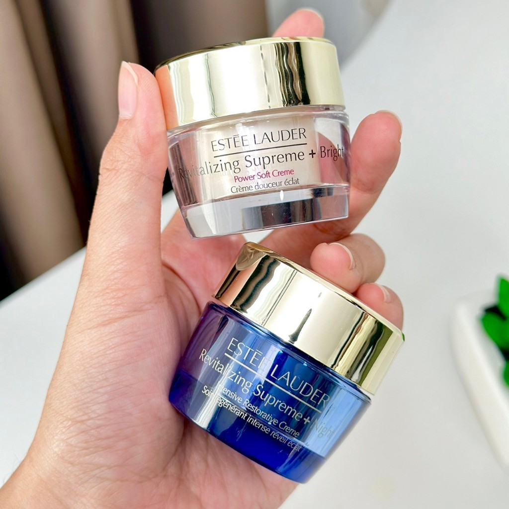 Estee Lauder Revitalizing Supreme+ Bright Power Soft Creme และ Supreme+ Night 15ml