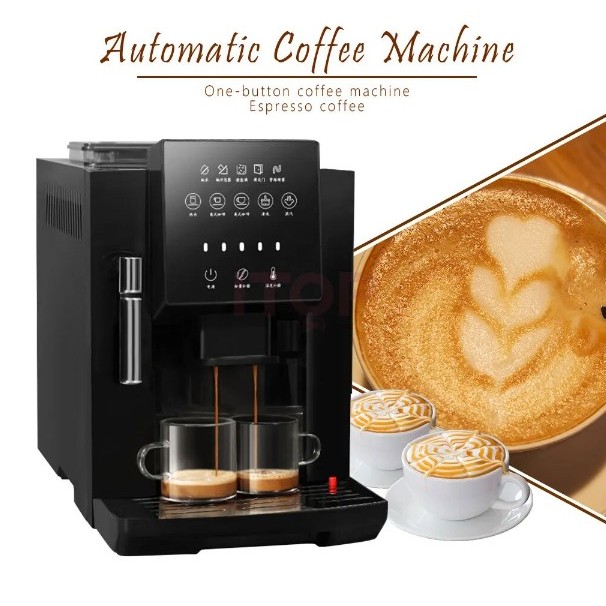 เครื่องชงกาแฟอัตโนมัติ ชงกาแฟสด บดเมล็ดอัตโนมัติ Fully Automatic Coffee Machine