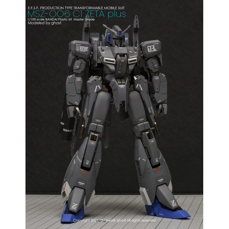 GHOST MGUC Decal MSZ-006 Zeta Plus