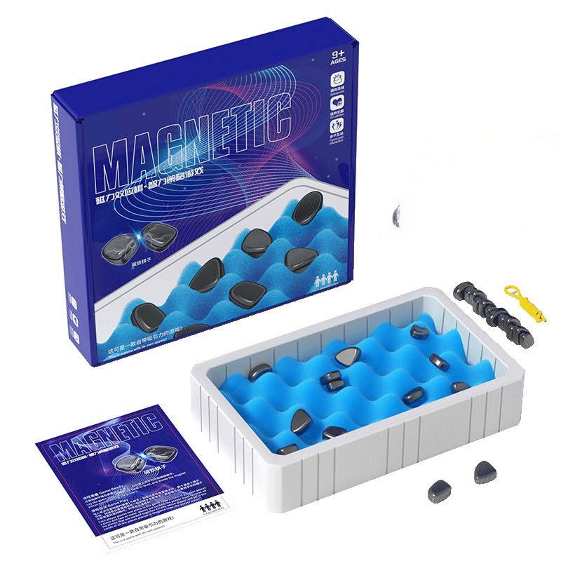 บอร์เกม เกมหมากรุกแม่เหล็ก Magnetic ฝึกสมองประลองปัญญา ฝึกสมาธิ สนุกและเพลิดเพลิน