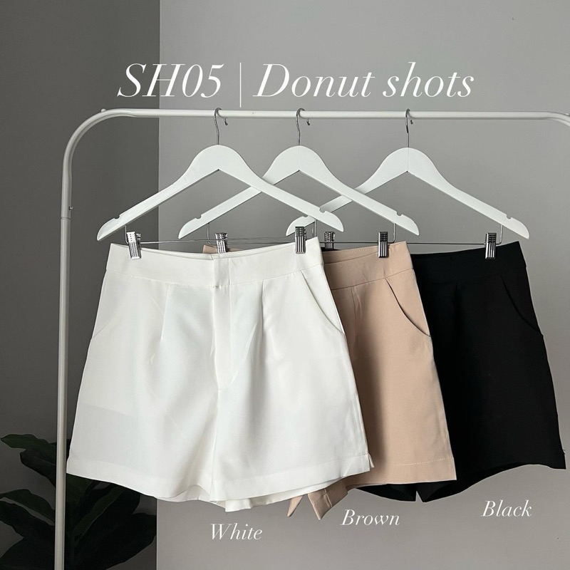 SH05 Donut Shorts กางเกงขาสั้นสาวอวบ - myme.styleee
