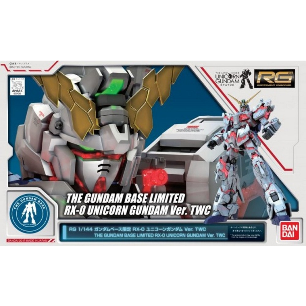 [พร้อมส่ง] RG Unicorn Gundam Ver.TWC [Limited Gundam Base] พร้อมส่ง