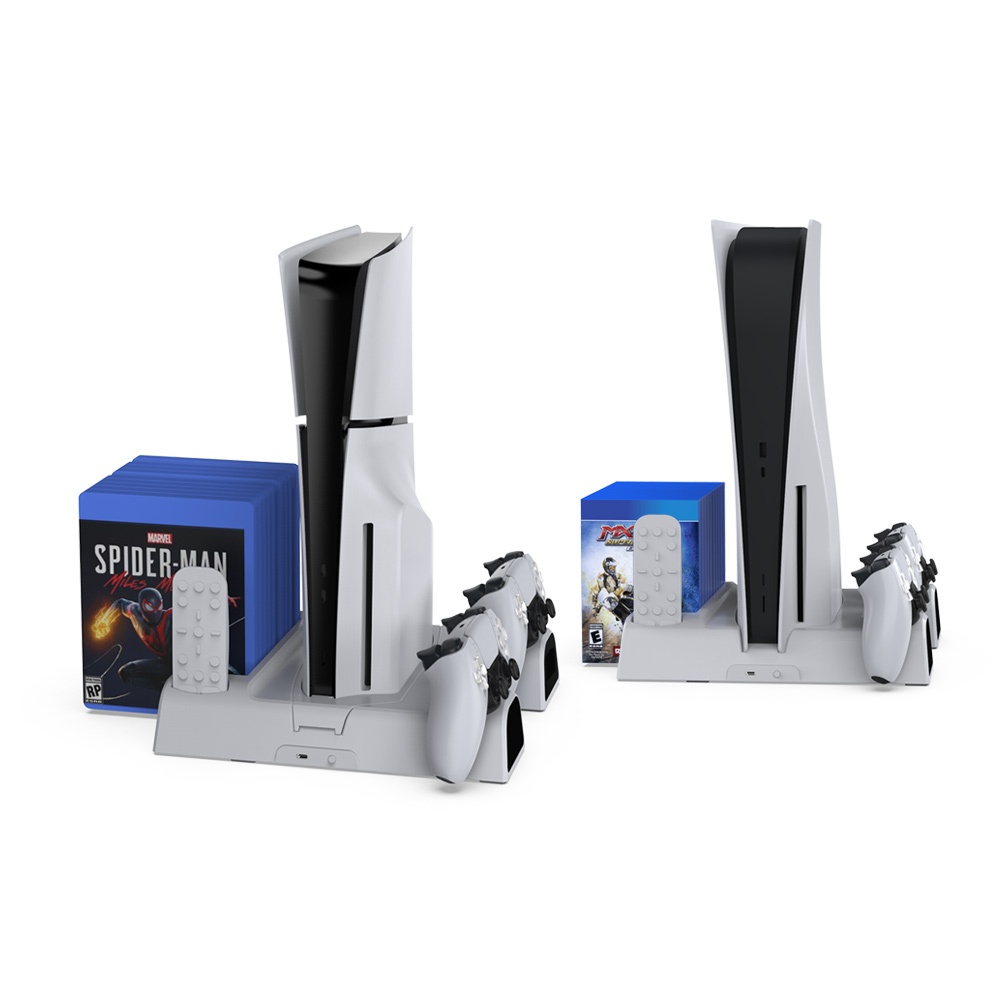 Dobe Multlfunction Cooling Charging Dock ใช้ Slim ได้ (TP5-3532B)(ขาตั้งเครื่อง ps5)(PS5 Multifunctional Cooling Stand)