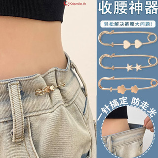 COD-ในไทย💖โลหะเข็มกลัดขนาดเล็กปรับขนาดได้เรียบง่ายสําหรับตกแ…