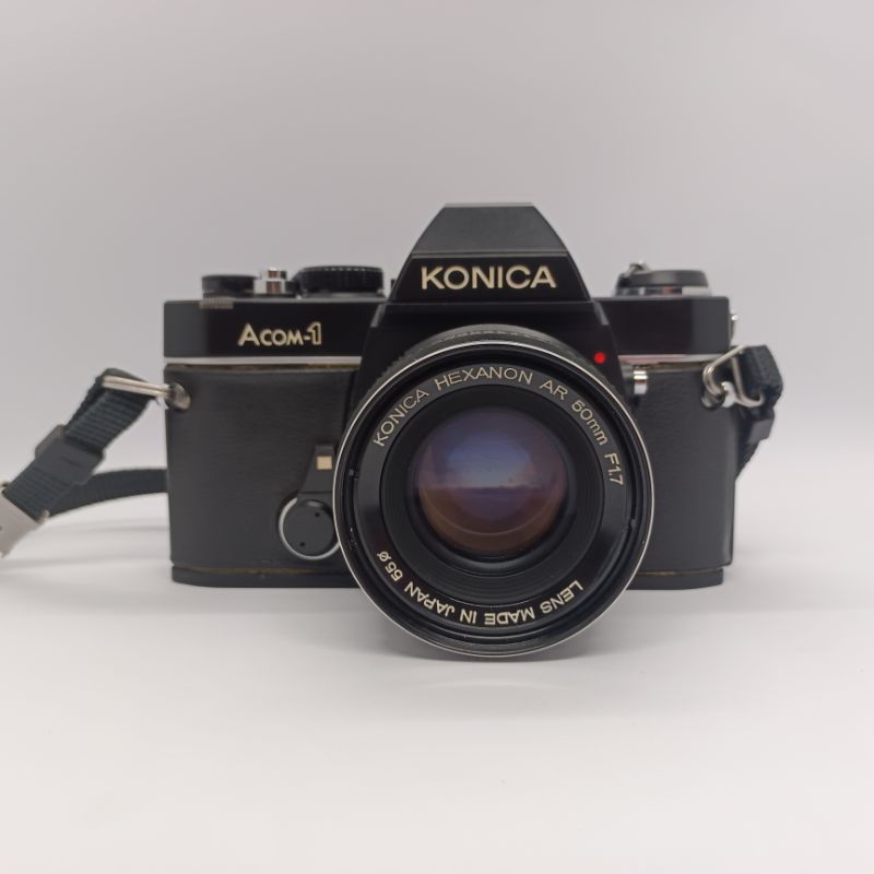 กล้องฟิล์ม KONICA Acom-1 เลนส์ KONICA HEXANON AR 50 mm. F1.7