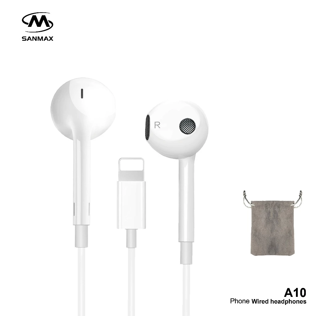 Sanmax Kingkong A10 หูฟัง 3.5mm มีไมโครโฟน เสียงดี thumbnail 4