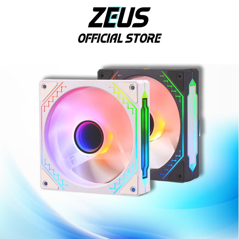 RGB Prism Cooling Fan PWM พัดลมเคสคอมพิวเตอร์ ขนาด 12cm พัดลมคอมพิวเตอร์ ความเร็ว พัดลมระบายความร้อน