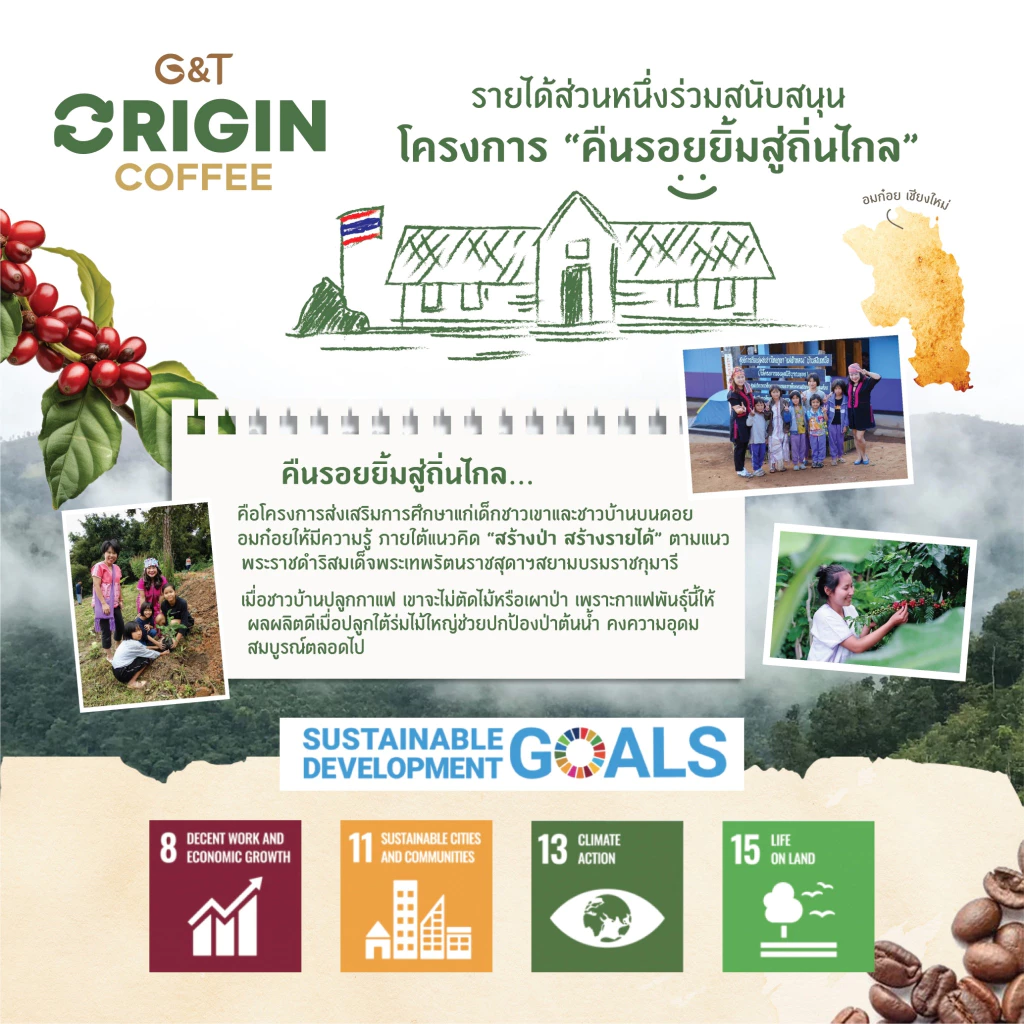 G&T Origin Coffee 3in1 ผสมงาดำ คอลลาเจน โปรตีนถั่ว 6 ชนิด thumbnail 8