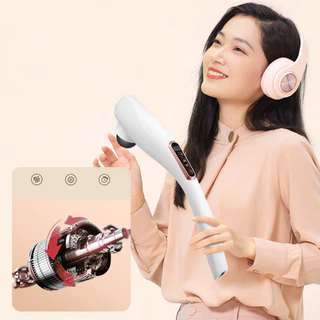 YT-1706เครื่องนวดคอนวดบาร์มัลติฟังก์ชั่นวดทั่วร่างกายค้อนไร้สายมือถือไฟฟ้านวดคอไหล่ 15 ปรับแรง + ไร้สายสะดวก